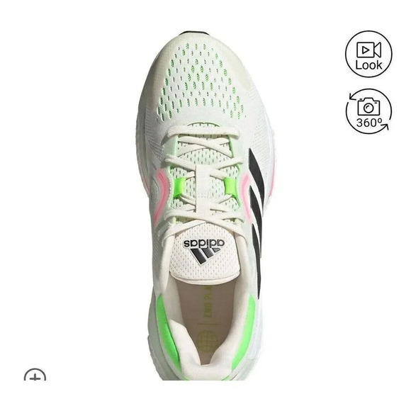 Rare!Adidas Solar Control M Running Shoes - GV8265 Green/Pink Trim SIZE 8.5 Men - Picture 6 of 16